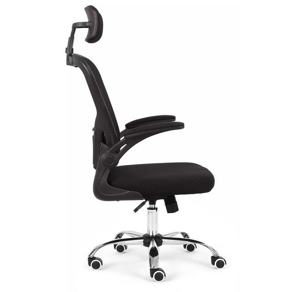 Cadeira De Escritório Moob Barcelona Giratória Ergonômica Com Sistema Relax Preta - Biblos Moveis
