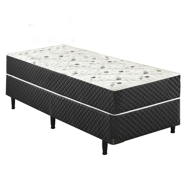Cama Box Conjugado Solteiro Sp Móveis Espuma Ortopédica - 39x78x188cm - Biblos Moveis