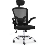 Cadeira De Escritório Moob Barcelona Giratória Ergonômica Com Sistema Relax Preta - Biblos Moveis
