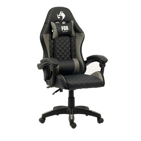 Cadeira Gamer Fox Racer Vulpes Cinza Wz-318 - Biblos Moveis