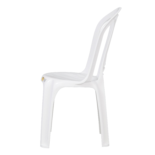 Cadeira de Jardim em Plástico 89x44cm Branco Atlântida Tramontina - Biblos Moveis