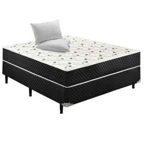 Cama Box Conjugado Casal Sp Móveis Espuma  - 39x138x188cm - Biblos Moveis