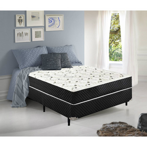 Cama Box Conjugado Casal Sp Móveis Espuma  - 39x138x188cm - Biblos Moveis