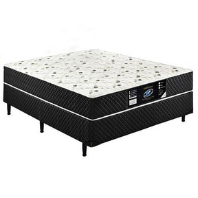 Cama Box Conjugado Casal Sp Móveis Espuma  - 39x138x188cm - Biblos Moveis